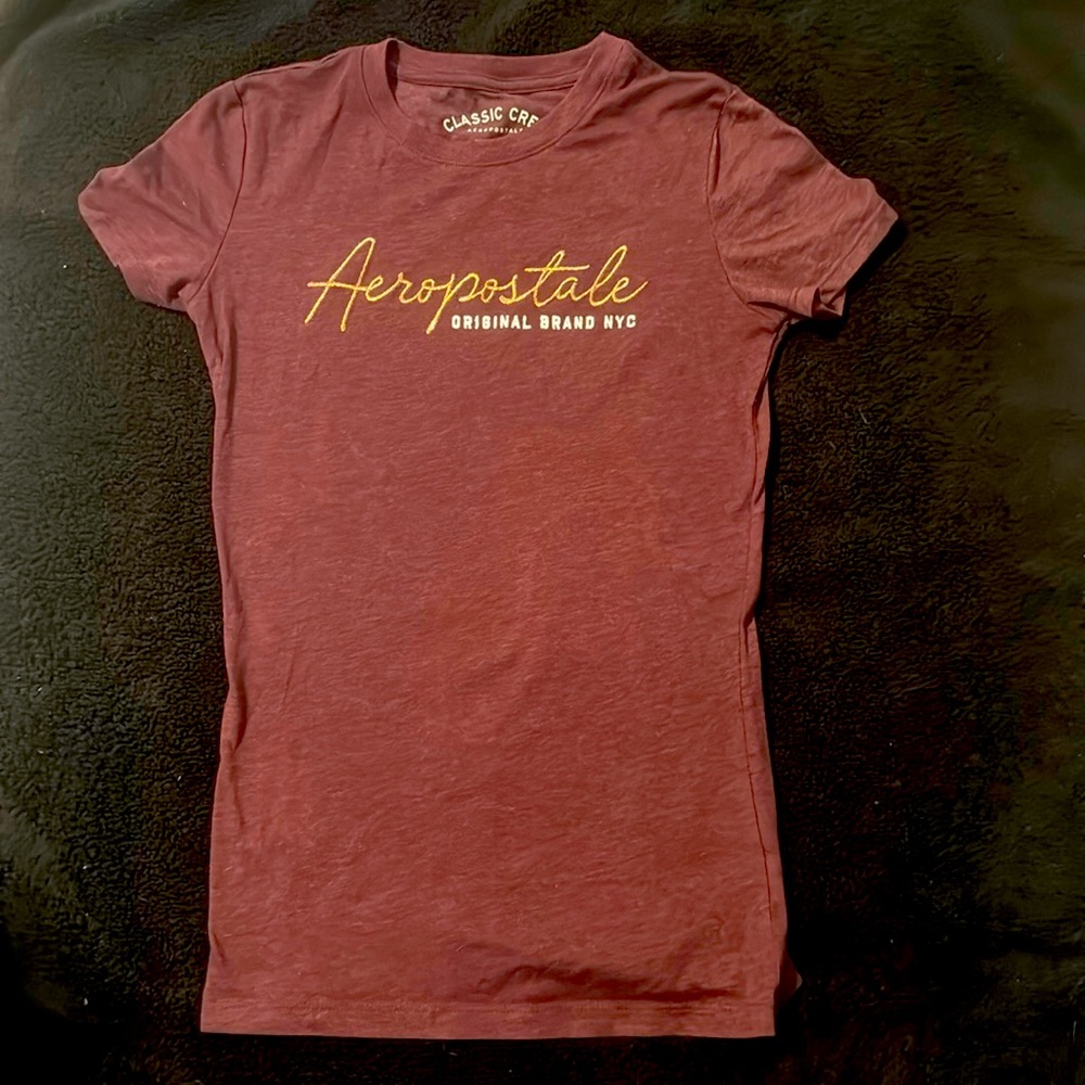 Maroon Aeropostale extra small shirt